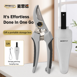 Hochfeste Industriequalität Edelstahl-Bypass-Gartenschere Verchromter Kunststoffgriff mit Schutzhülle - Product Image 3