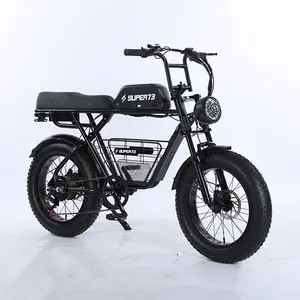 2024 nueva bicicleta híbrida súper eléctrica Retro Vintage 73 neumático gordo 26 pulgadas 1000W ebike 48V 17.5AH bicicleta eléctrica de largo alcance