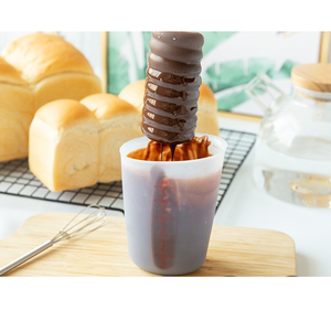 Juego de 4 Tazas Medidoras de Silicona Personalizadas para Repostería, Tazas de Silicona para Verter y Hornear Chocolate - Product Image 3