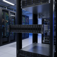 Matriz de Almacenamiento Híbrida Lenovo ThinkSystem DE4800H, Configuración de Alta Capacidad, 2U24 SFF, Montaje en Rack, Almacenamiento de Red Empresarial