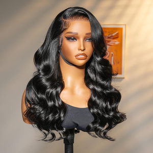 Peluca frontal sin pegamento de cabello humano virgen vietnamita natural 13x6 con ondas corporales y cutícula alineada - Product Image 2