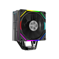 RGEEK Refroidisseur de CPU RGB 4 Caloducs Ventilateur d'ordinateur pour processeur de Pc LGA 115X 1700 AM4 AM5 120mm Ventilateur de refroidissement de CPU Refroidisseur d'air Dissipateur thermique