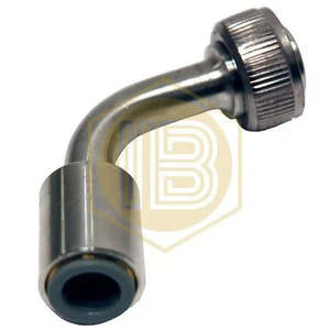 Adattatore con testa in metallo curvata per tubo della birra da 3/8" x BSP - Product Image 6