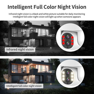 Cctv Wifi Cámara DE SEGURIDAD Resolución de 3MP Color Visión nocturna Cámara de red inteligente con detección de movimiento humano - Product Image 3