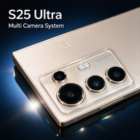 Smartphone S25 Ultra 5G 8 Go 256 Go Écran LCD Double SIM 108 MP Android 13 Téléphone portable