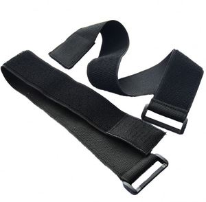 Sangle en nylon élastique réglable en usine avec logo personnalisé, sangle auto-agrippante en nylon flexible avec boucle - Product Image 1