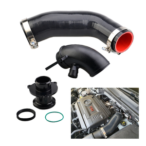 Nouveau tuyau d'admission en Silicone tuyau Turbo entrée coude silencieux supprimer pour VW <span class=keywords><strong>Golf</strong></span> MK7 R Audi 2015 + V8 MK3 A3 S3 TT EA888 3gen moteur - Product Image 6