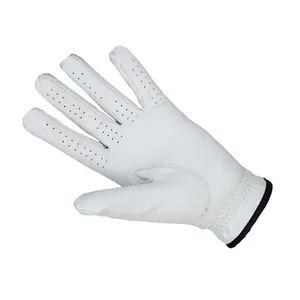 Einstellbarer Handgürtel Premium-Leder-Golfhandschuh weiche und atmungsaktive Handschuhe