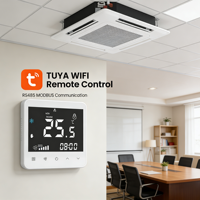 Thermostat intelligent pour ventilo-convecteur Wifi, chauffage et refroidissement électrique, chaudière à eau et à gaz RS458, programmable avec fonction de programmation horaire