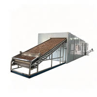 Industriële meerlaagse gaasbanddroger met warmtepomp, SUS304 materiaal, multifunctioneel voor fruit, groenten en vis.