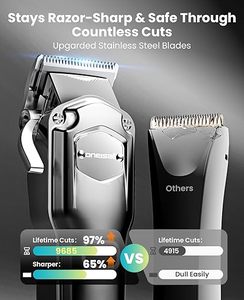 Cortadora de Pelo para Perros para Pelajes Gruesos/Abundantes, Kit de Aseo para Perros 4 en 1 de Bajo Ruido con Cuchilla de Acero Inoxidable - Product Image 5