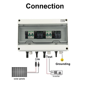 Boîtier de Combinaison Photovoltaïque 2 Entrées 2 Sorties (2-2) pour Panneaux Solaires DC600V, Capacités 1KW, 2KW, 3KW, 5KW, 10KW - Product Image 2