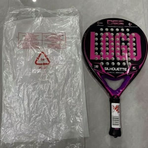 Raqueta de Pádel Nox al por Mayor de Fábrica, OEM/ODM, Raqueta de Pádel <span class=keywords><strong>Bullpadel</strong></span>, Raquetas de Pádel de Fibra de Carbono 18k, Regalo Gratis: Pelota de Pádel - Product Image 2