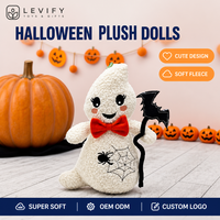 Muñecas de Bruja de Peluche de Halloween, Calabaza, Gato, Esqueleto, Adorno Colgante, Juguete de Peluche Súper Suave, OEM ODM, Set con Logotipo Personalizado