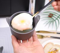 Ramequins en silicone respectueux de l'environnement plats de cuisson au four Mini cupcakes doublures crème brûlée moule à oeufs friteuse à air braconnier à oeufs 7.5cm