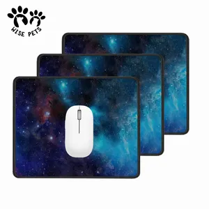 Tapis de souris vierge par sublimation personnalisé grand taille transfert presse à chaud imprimé néoprène caoutchouc tapis de souris vierge uni