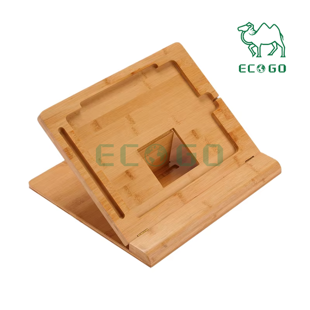 Bamboo Wood IPad Holder Stand Tablet Stand Picture Drawing Page Fixing Home Stand Base for Office