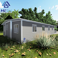 Maison préfabriquée mobile extensible de 40 pieds ou 20 pieds, couleur personnalisée, 2, 3, 4 ou 5 chambres, villa préfabriquée, maison portable