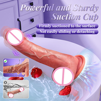 Vibromasseur réaliste étanche en silicone souple écologique à 10 modes pour stimulation vaginale et du point G - Femme
