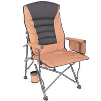Fauteuils pliants d'extérieur personnalisés avec éponge épaisse, chaise de pêche professionnelle, chaise de camping avec dossier réglable confortable