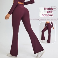 Pantalons de yoga de style nouveau pour femmes, pantalons de yoga taille haute, pantalons de fitness décontractés à séchage rapide