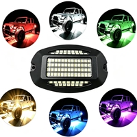 Kit d'éclairage magnétique RGBW multicolore pour roches, éclairage blanc pour roches, Plug & Play avec module de clignotement pour camion tout-terrain