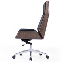 Ensemble de chaises de bureau pivotantes à dossier haut blanc grande taille bureau électrique salle d'attente réception moderne en cuir synthétique PU patron
