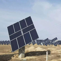 Support de suivi solaire à double axe 4 kW avec entraînement rotatif