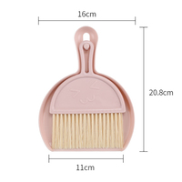 Mini Balai et Pelle à Poussière de Bureau pour Clavier d'Ordinateur, Ensemble de Nettoyage de Débris de Cuisine
