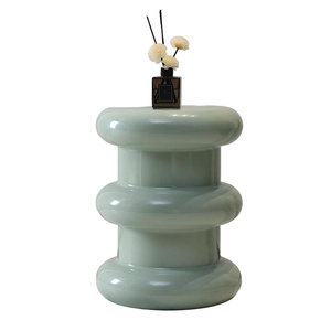 Kreativer nordischer runder Beistelltisch für Zuhause, Sofa und praktischer Kunststoff - Product Image 2