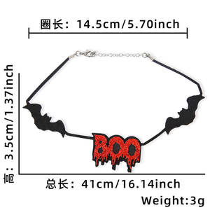 أزياء الهالوين ، قلادة الهالوين ، قلادة مختنقة مزحة ، قلادة وشم ، حفلة الهالوين ، هدايا زينة للنساء والفتيات - Product Image 5