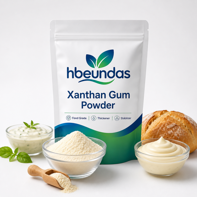 Xanthan Gum Powder Food Grade Thickener Stabilizer for Sauce Bakery Bulk HALAL/KOSHER Certified 24 Months Shelf Life