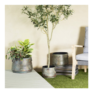 Nhà Hàng Mới Nhất Trang Trí Nội Thất Bộ Sưu Tập <span class=keywords><strong>2025</strong></span> Sản Phẩm Bán Chạy Nhất Bán Hot Mạ Kẽm Sắt Trồng Cho Nhà Khách Sạn - Product Image 1