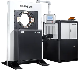 YONG-FENG Y360 고무 제품 만들기 기계 8 인치 유압 복합 호스 압착 기계