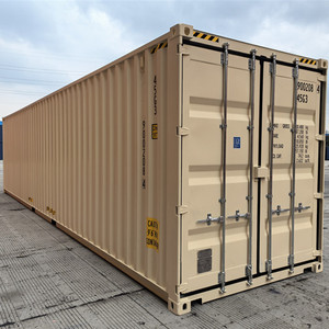 Mejor <span class=keywords><strong>precio</strong></span> Nuevo lado Puerta Abierta marítimo 40HC <span class=keywords><strong>contenedor</strong></span> de envío de acero seco fácil de cargar Puerto Tianjin Qingdao - Product Image 4