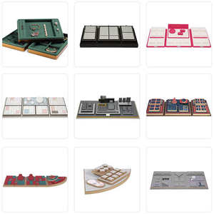 Multicolor Bamboo Necklace Pendant Display Tray <b>Watch</b> Display Stand Jewellery Display <b>Set</b> for New Jewelry Container - Product Image 4