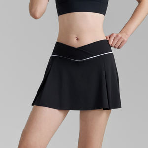 Roregal Crossウエストバンドテニススカートカスタムロゴスポーツ2-1ショートドレスゴルフスカートミニスカート - Product Image 4