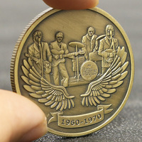 Pièce commémorative du groupe britannique The Beatles 1960-1970