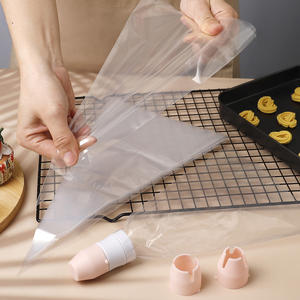 26 pièces de poches à douille jetables écologiques et sans danger pour les aliments, avec embouts en acier inoxydable pour la décoration de gâteaux et de pâtisseries - Product Image 5