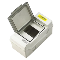 Boîtier de distribution extérieur portable étanche à 4 voies boîtier d'alimentation MCB boîtier en plastique pour équipement électrique extérieur