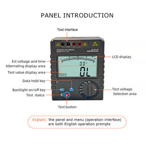 Comprobador de Resistencia de Aislamiento de Alto Voltaje Digital de Alta Precisión KD2671B de 50V 250V 500V 1kV 2.5kV 5kV para Pruebas de Campo - Product Image 2