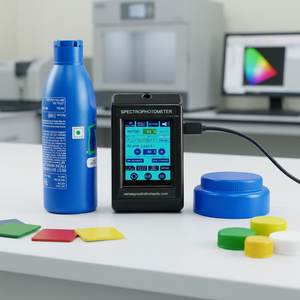 Espectrofotómetro portátil visible de 400-700nm, colorímetro digital, espectrómetro de mano para garantizar la consistencia del color en plásticos - Product Image 5