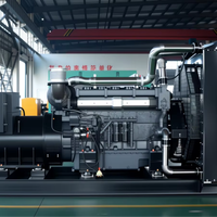 Generador Diésel Abierto Silencioso de Diseño Popular de 700KVA 700KW 800KW 1000KVA 1MVA para Uso Industrial y Comercial