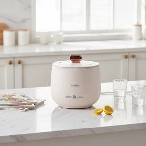 Nouveauté : Mini cuiseur à riz électrique 110V multifonctionnel, idéal pour 1 à 3 personnes, pour faire du riz, du porridge et des plats chauds à la maison - Product Image 4