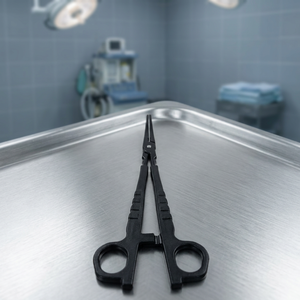Pinces à artères noires Bi Clamp en acier inoxydable, pinces chirurgicales pour la chirurgie générale - Product Image 1