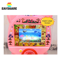 Venta al por mayor Parque de Atracciones Instalaciones Niños Paseo Arcade Columpio Coche Eléctrico Niños Columpio Coche Con Pantalla