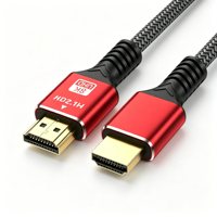 Qiulink 8K HDMI 2.1 Kabel mit Ethernet 48Gbps 8K 60Hz 4K 120Hz eARC Dynamisches HDMI Geflochtenes HDMI-Kabel für Smart TV und Spielkonsolen