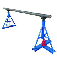 Support de bobine de câble hydraulique en acier haute résistance, longueur 2m, capacité de charge 50-200KN, disque 2400-4000mm pour pose de câbles