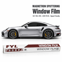 FYL Window Tinting Gel Metal-Free High Heat Rejection Magnetron Sputter Window Film 2mil IRR98%+ UV99% Solar Heat Rejection