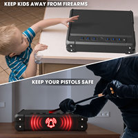 Weichi Factory New Style Gun Safe Box Digitale Kombination Alarms chl üssel schloss Safe Box Finger abdruck Notfall LED Light Safe Gun Safe